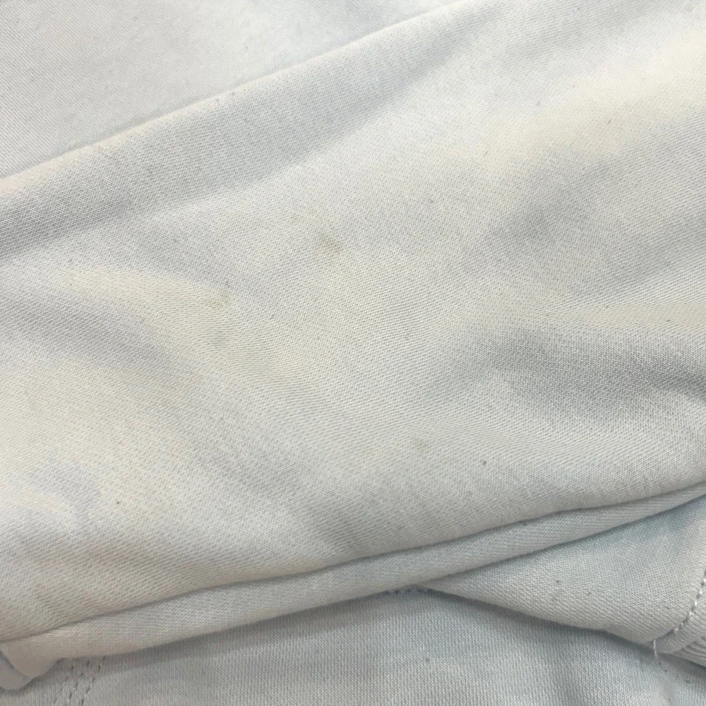 Carhartt Hoodie Women 2X Baby Blue Relaxed Fit Logo Arm Graphic Pullover FLAW